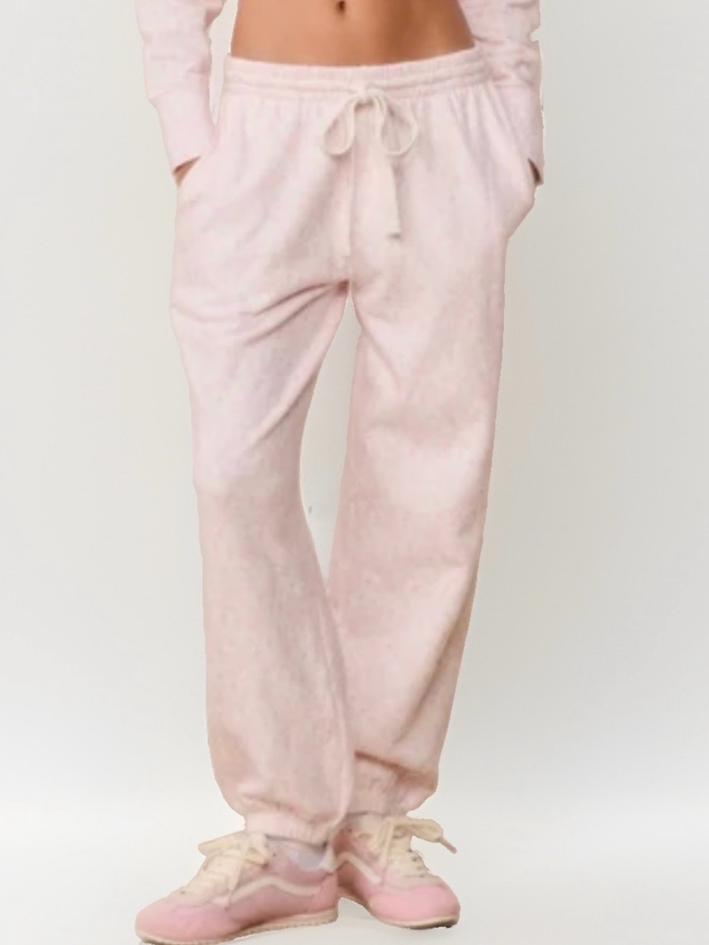 LOVE SHACK FANCY NWT 🎀 Lillia Bow Print XS Sweatpant Relaxed fit Chantilly Pink